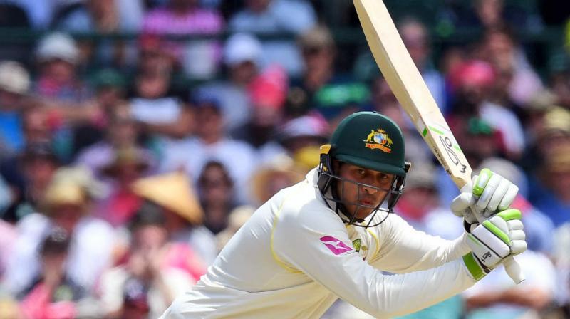 Khawaja has been included having successfully recuperated from surgery and will captain Queensland in their Shield clash against Victoria next week in what will be his first match back after undergoing knee surgery last month. (Photo: AFP)