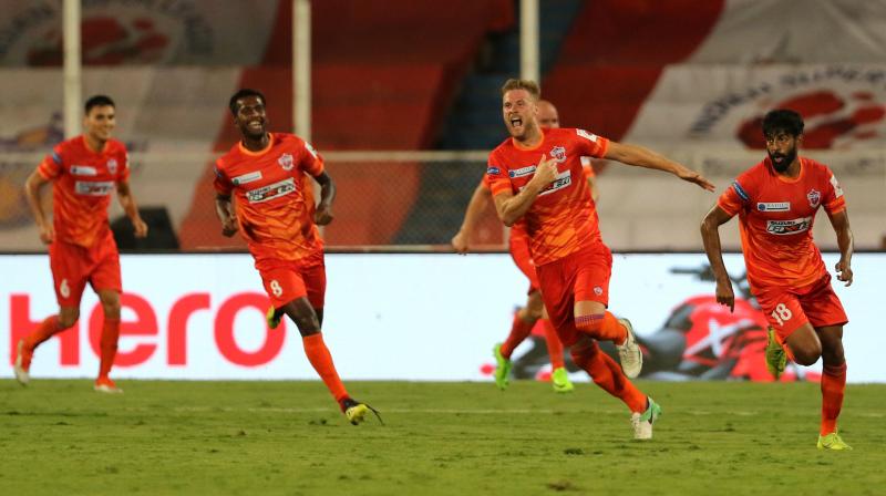 The win lifted Pune from the foot of the table into eighth position with five points from eight matches. (Photo: ISL Media)