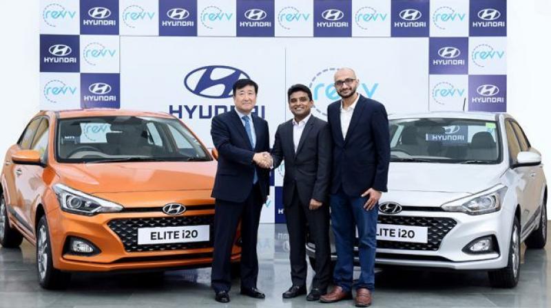 Hyundai India has announced that it has partnered with Revv, a car sharing company, to try its fortunes in the Indian car sharing market.