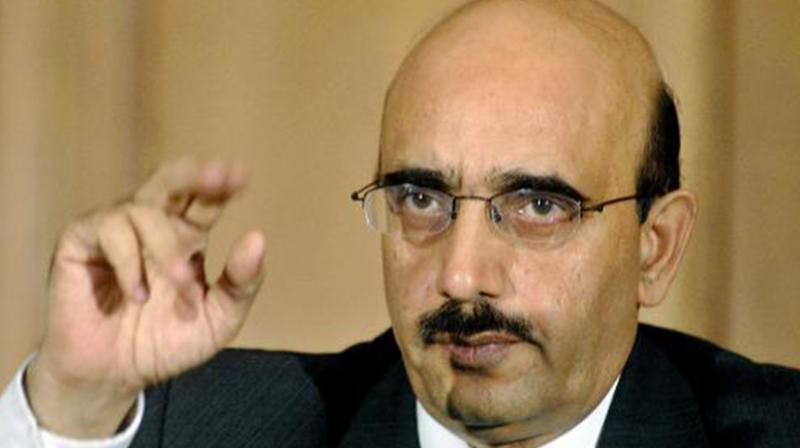 Masood Khan, former Pakistani Ambassador to the UN, who is now president of Pak-Occupied Kashmir, rued that India has veto on the talks between the two South Asian neighbours. (Photo: AFP)