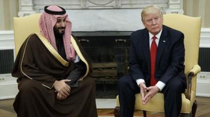 Donald Trump meets with Saudis Crown Prince Mohammed bin Salman at White House (Photo FIle)