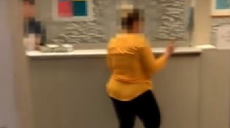 The woman was accompanied by her son, who was suffering with chest pain. (Photo: Youtube grab)