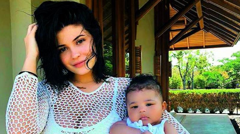 Kylie Jenner with daughter Stormi