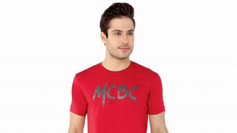 Model in an MCBC tee to support the campaign