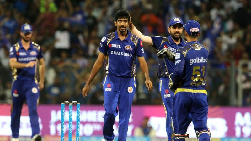 \I think (Jasprit) Bumrah has come a long way in the past two years, worked really hard on his bowling,\ Mumbai Indians captain Rohit Sharma said. (Photo: BCCI)