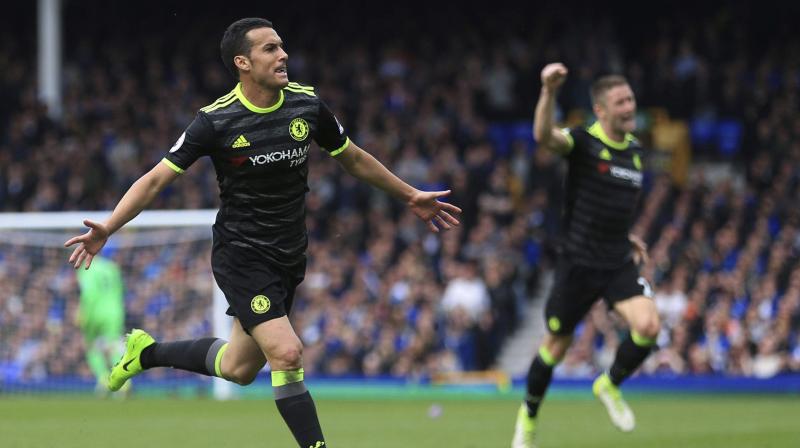Pedro scored with a header in extra time for Chelsea to advance to the FA Cup semifinals with a 2-1 win at Leicester on Sunday. (Photo: AP)