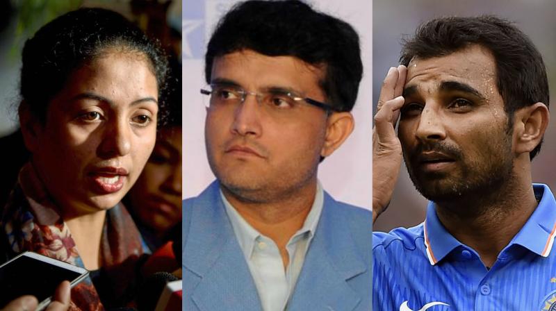 Hasin Jahan said that she contacted Sourav Ganguly before making the issue public. (Photo: PTI / AFP / AP)