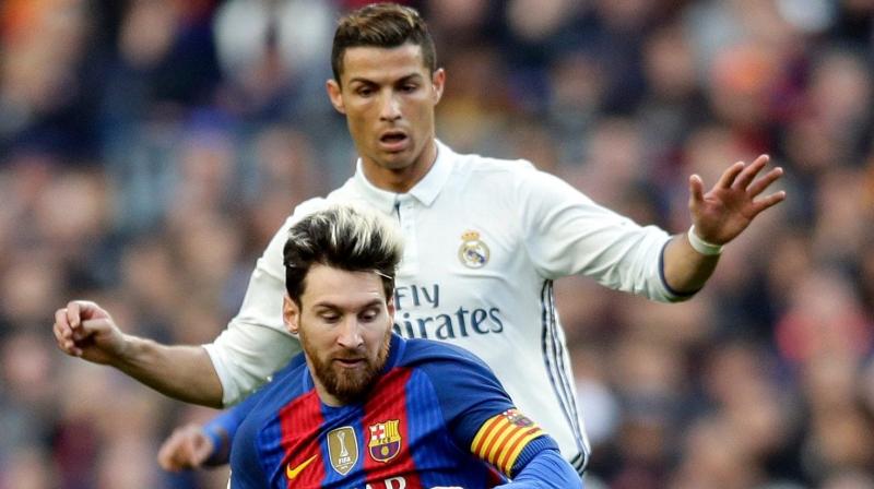 Cristano Ronaldo is trying to keep Messi from winning the top-scorers \Pichichi\ trophy for the second consecutive year. The Argentina forward scored 37 league goals last season, 12 more than Ronaldo.(Photo: AP)