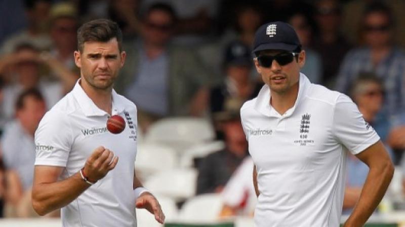Although Anderson wont play the opening Test in Rajkot, he could be a part of Englands playing XI for the second Test in Visakhapatnam. (Photo: AFP)