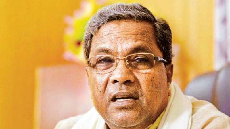 Chief Minister Siddaramaiah