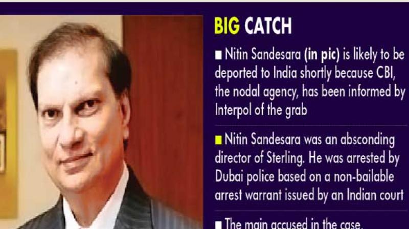 In a significant development in the ongoing war against bank fraud, Dubai authorities have reportedly arrested Nitin Sandesara, one of the co-accused in the Sterling Biotech loan fraud case amounting to Rs 5,383 crore.