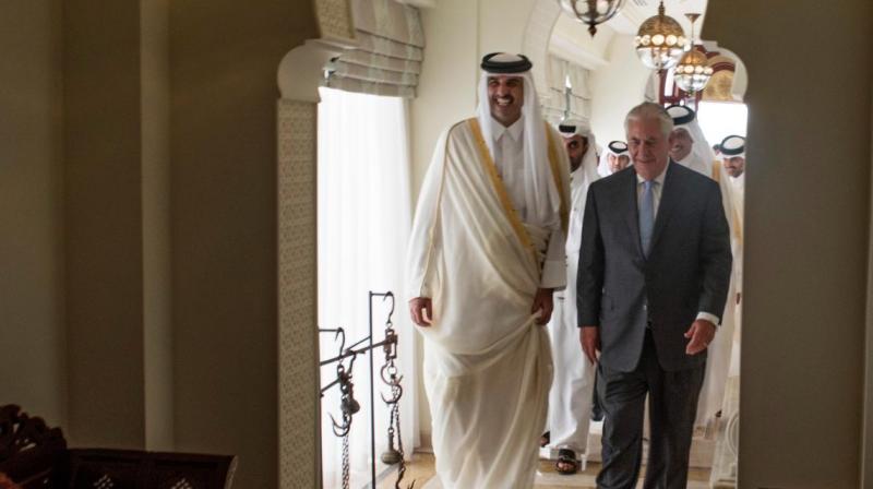 Tillerson also gave besieged Qatar some political backing ahead of talks with officials from the Arab quartet in Saudi Arabia on Wednesday. (Photo: AP)