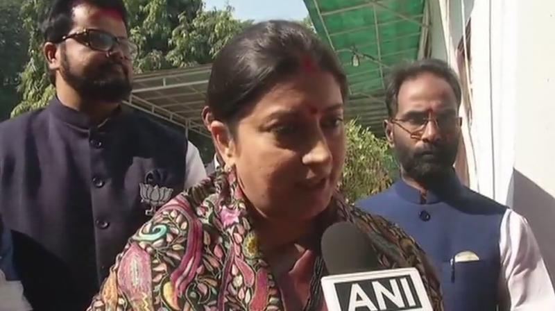 Asked about the Congress giving the party a scare in the morning, when the tallies were almost neck-and-neck, the minister quipped: I think Jo Jeeta Wohi Sikandar. (Photo: ANI)