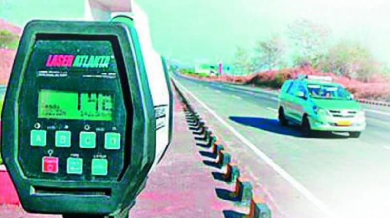 Though the cops have launched the drive to check the overspeeding vehicles on NH-16 stretch and a few others roads in Vizag city by using interceptors, equipped with laser-based cameras, the motorists have got an idea where the cops regularly conduct the drive, and the motorists are trying to evade the prosecution.