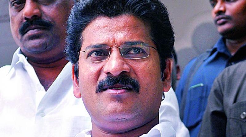 Congress working president A. Revanth Reddy