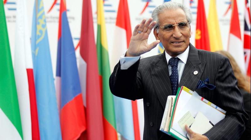 Prime Ministers Special Assistant on Foreign Affairs Syed Tariq Fatemi. (Photo: AP/ File)