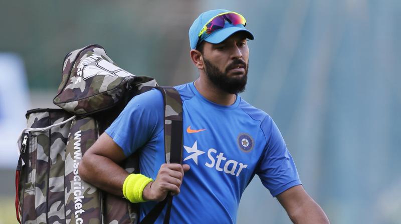 \I have been playing international cricket since 2000, it has been almost 17-18 years on and off. So, I will definitely take a call after 2019, \ said Yuvraj Singh. (Photo: AP)
