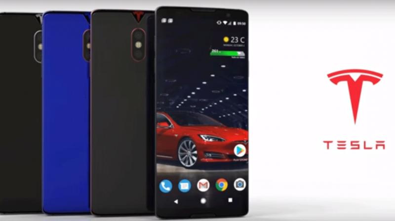 It seems Tesla is eyeing a spot in the smartphone market, after carving a niche in premium electric cars and attempting space exploration with SpaceX projects, as per a leak.