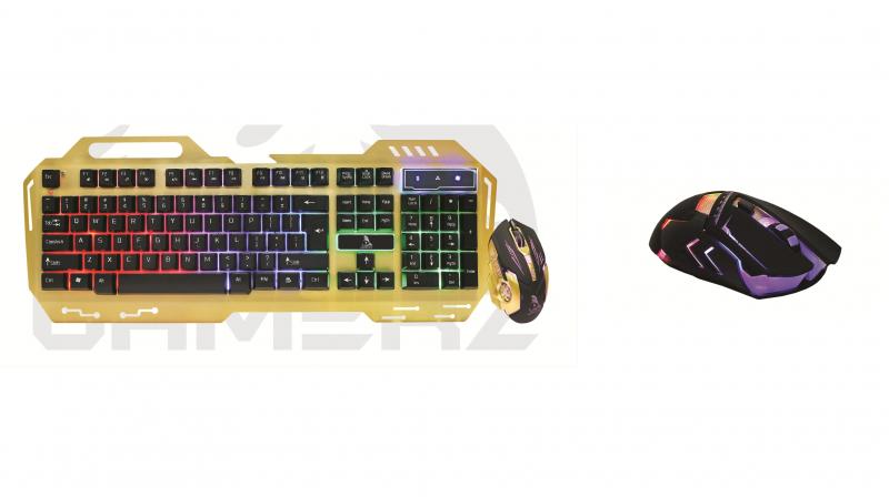 Gamerz series gaming mouse and gaming keyboard.