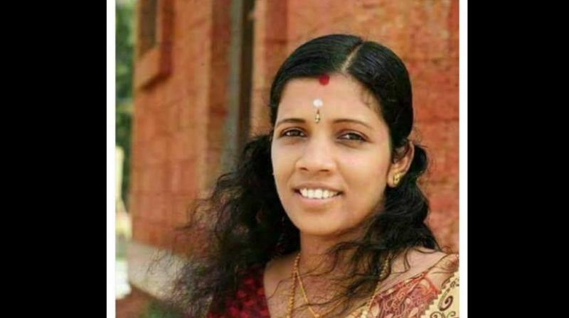 A 28-year-old nursing assistant with the Perambra Taluk Hospital in Kozhikode, Kerala, Lini got exposed to the deadly virus while treating affected patients and died on May 21, leaving behind two sons, aged 2 and 7. (Photo: File)