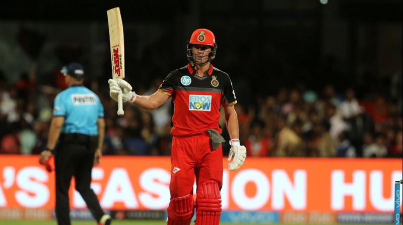 Devilliers scored 57 runs of 40 balls to help RCB register their first win of the season. (Photo: BCCI)