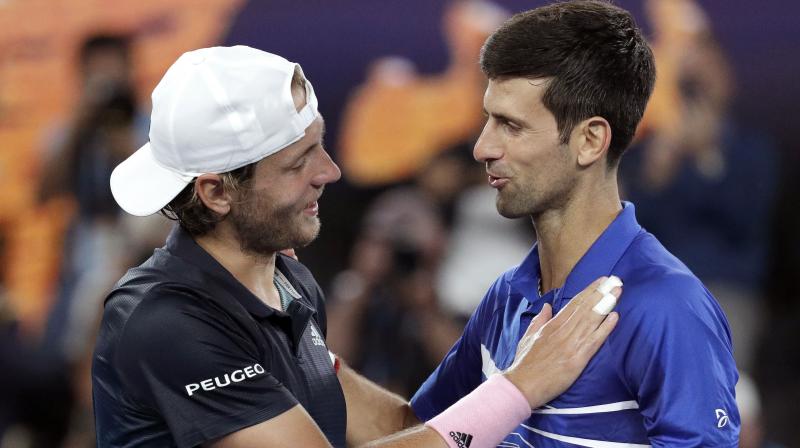 Djokovic will face second seed Nadal in a 53rd career meeting and eighth in the final of a Slam.(Photo: AP)