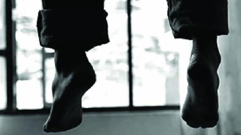 33-year-old S. Sudheer Babu from the city hanged himself at his home while his family members were away. (Representational image)