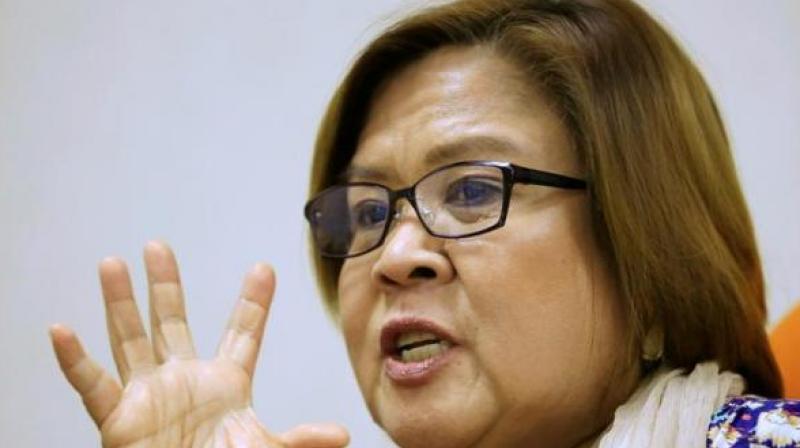 De Lima urged world leaders to consider sanctions and the International Criminal Court (ICC) in the Hague to launch an investigation into Duterte and those who worked for him. (Photo: ANI)