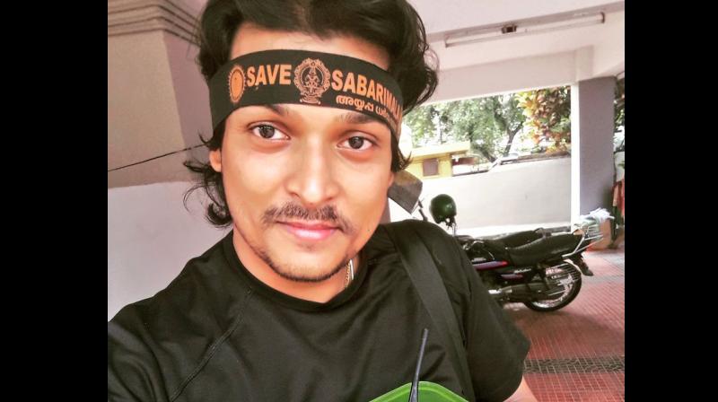 A team of police personnel from Kochi took Easwar into custody from his flat in Thiruvananthapuram in connection with case registered under IPC Sections 153 and 117, police said. (Photo: Twitter | @RahulEaswar)