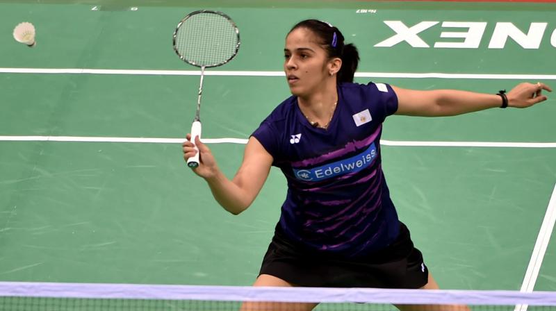 Saina Nehwal lost to Japans Akane Yamaguchi, seeded fourth, 19-21 21-13 21-15 in a match that lasted 56 minutes. (Photo: PTI)