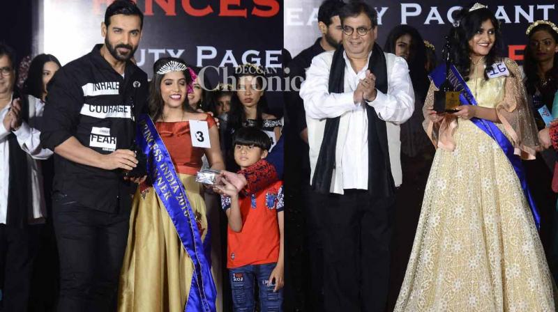 John, Subhash Ghai honour winners of beauty pageant for visually impaired