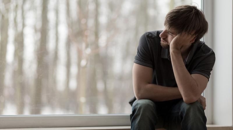 Depression is first characterized by denial followed by anger (Photo: AFP)