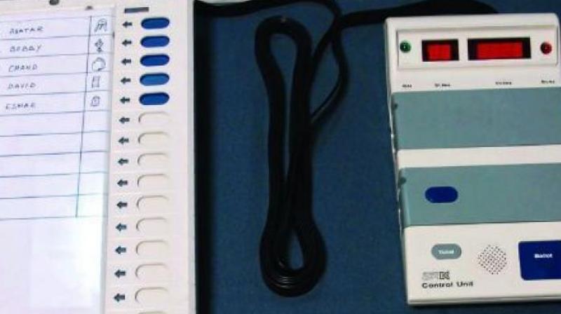 This slip will not be able able to be carried away by the voter, as it will drop in a box. (Photo: PTI)