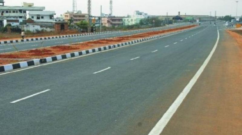 Work on the road began nearly five months ago. So far, only a 2.5 km stretch of a single lane has been completed. Work on the side drains, cycling tracks, walking path and green way is yet to begin.  (Representational image)