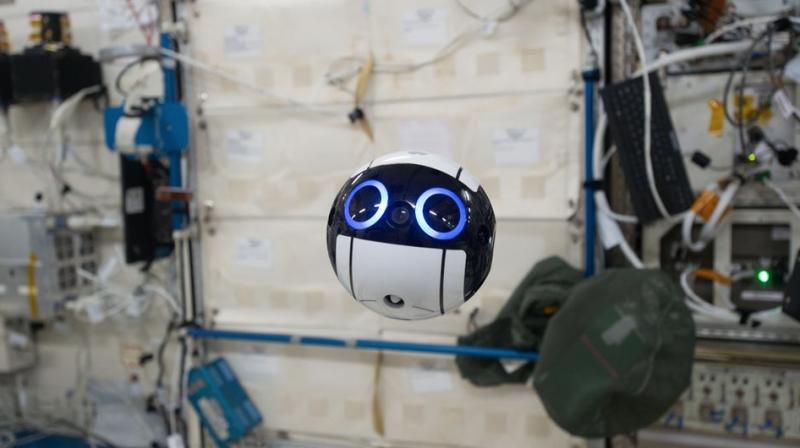 The robots mission is to capture live footage from the space station and send it back to the Tsukuba Space Center in Japan.(Photo: JAXA)