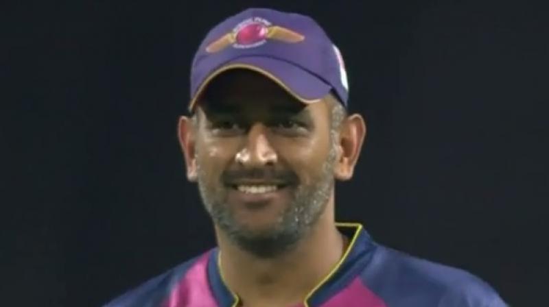 After Kevin Pietersen said that he is a better golfer than MS Dhoni, the former India skipper stumped KP, saying, â€œHe is still my first Test wicket.â€ (Photo: Screengrab)