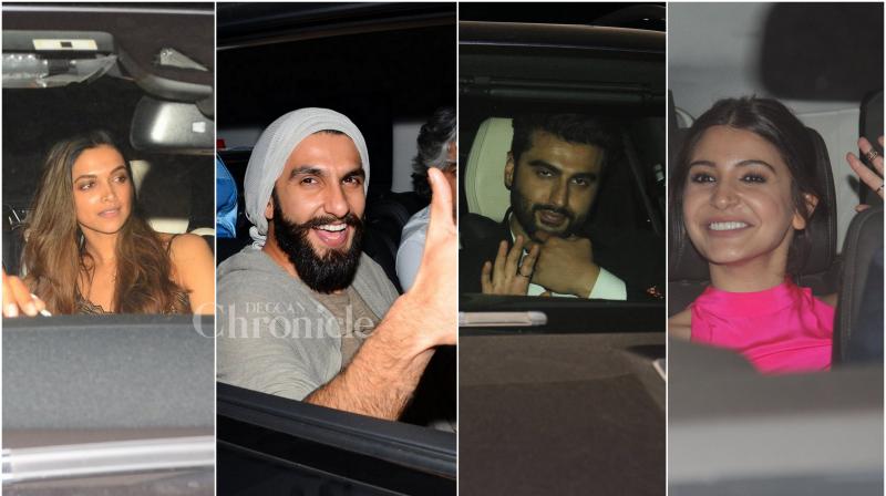 Ranveer Singhs besties come down to watch Befikre