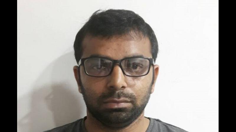 ISI agent arrested by Uttar Pradesh ATS. (Photo: ANI/Twitter)