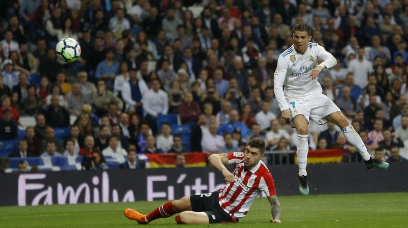 Ronaldos impressive scoring run kept Madrid in the fight for second place, three points from Atletico Madrid. (Photo: AP)