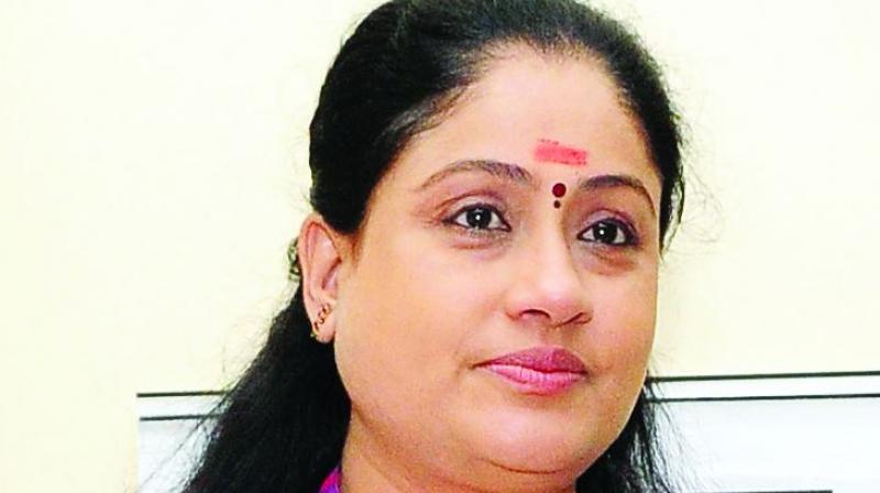 Ms Vijayashanti says TRS leaders are used to targeting one party in every election.