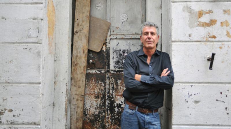 Bourdain was in Strasbourg filming an upcoming segment in his series \Parts Unknown\ (Photo: AFP)