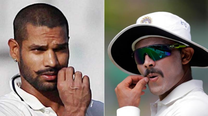 While Shikhar Dhawan hhas been declared fit for the first Test, Ravindra Jadejas participation in the first Test is doubtful, after having suffered a viral infection. (Photo: AP / PTI)