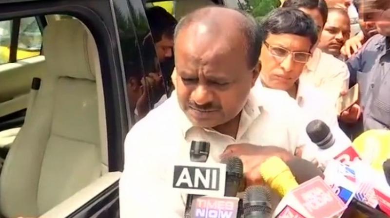 H D Kumaraswamy, who is the chief ministerial candidate of the post-poll Congress-JD(S) alliance in Karnataka, alleged the Narendra Modi government was misusing institutions. (Photo: ANI | Twitter)