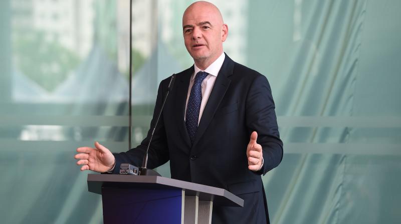 Infantino said \Why not?\ bring forward the expansion from 32 teams to 48, which is currently due at the 2026 tournament in the United States, Canada and Mexico. (Photo: AFP)