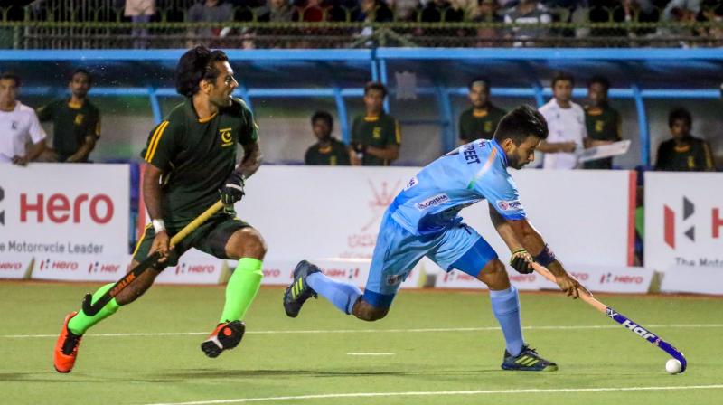 A Hockey India official rejected the claim, calling it a \blatant lie\ and said Pakistan were the ones in a hurry to leave owing to an early morning return flight. (Photo: PTI)
