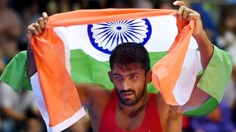 Yogeshwar said since both he and Bajrang compete in 65kg, there was a possibility of him moving up the weight category. (Photo: PTI)