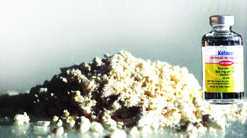 The seizure of the drug Ketamine, valued at Rs 2.37 crore from a Hyderabadi passenger, at Rajiv Gandhi International Airport, by  customs officials early this week, was just the tip of the iceberg.