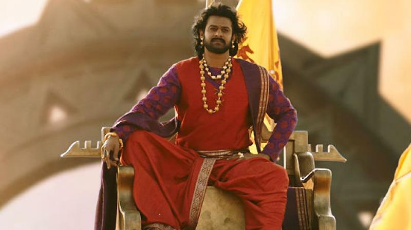 Prabhas in a still from Baahubali: The Conclusion.