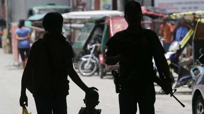Philippine National Police is placed under full alert status following the declaration of martial law in Mindanao southern Philippines. (Photo: AP)