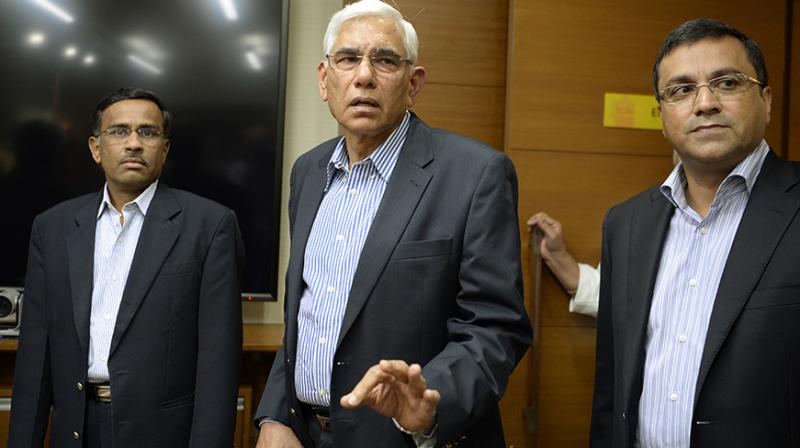 Vikram Limaye (left), the BCCI representative, expressed his concern over both the documents especially in light of the insufficient time available to the Honble Supreme Court appointed Committee of Administrators to take an informed view on the said proposal, and also there being no scientific basis behind the percentage distribution allocation that was being proposed other than good faith and equityâ€. (Photo: AFP)